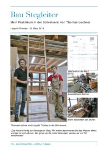 YCU – Bau Stegleiter