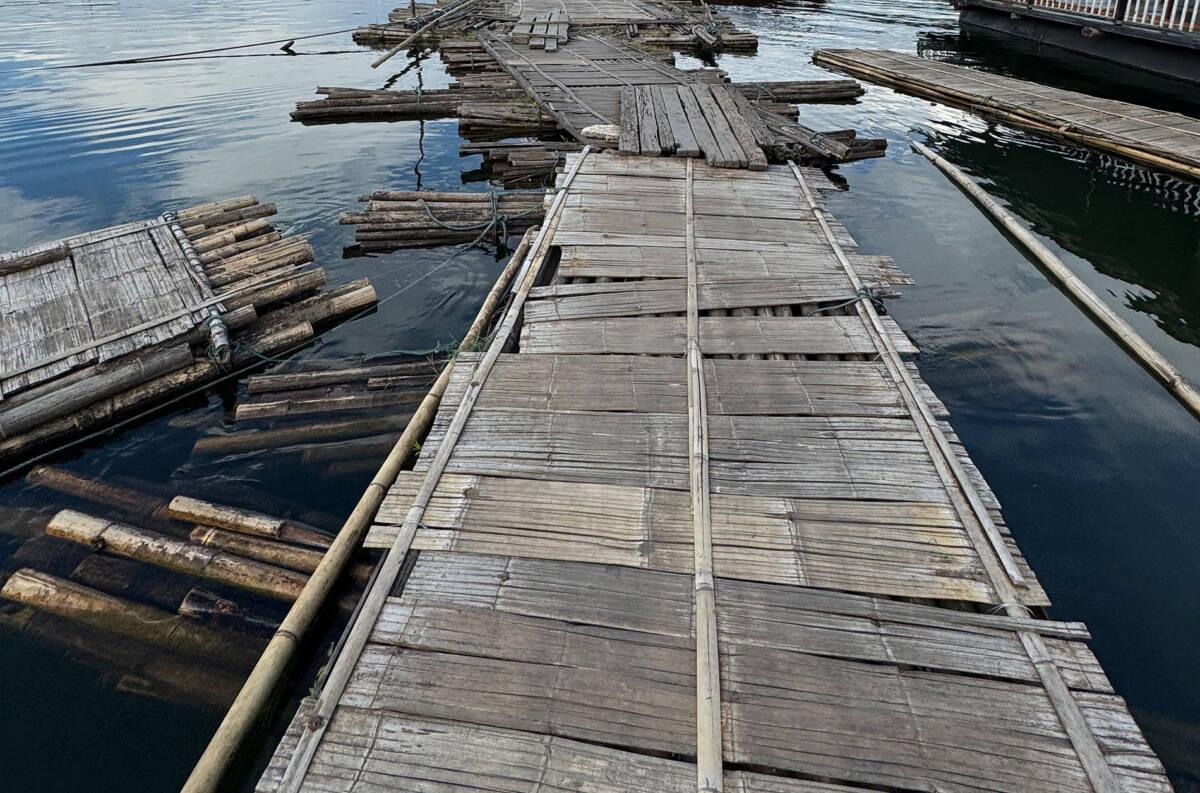 Pop-Up-Steg am Chiemsee