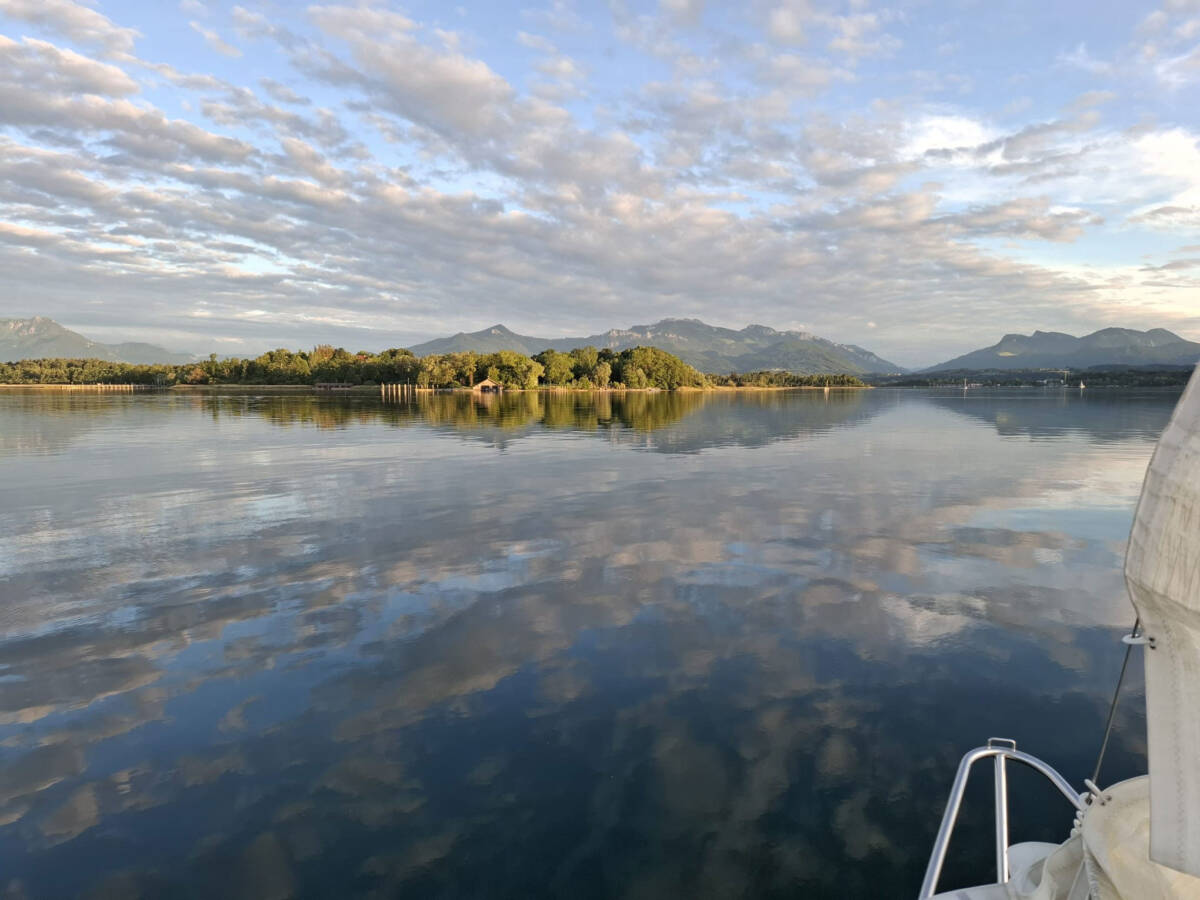 Abendstimmung–auf-dem-Chiemsee Abendstimmung auf dem Chiemsee